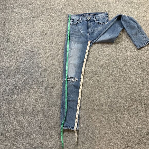 Citizens Of Humanity Jeans Womens 26 Rocket High Rise Crop Skinny Distressed COH - Picture 5 of 12